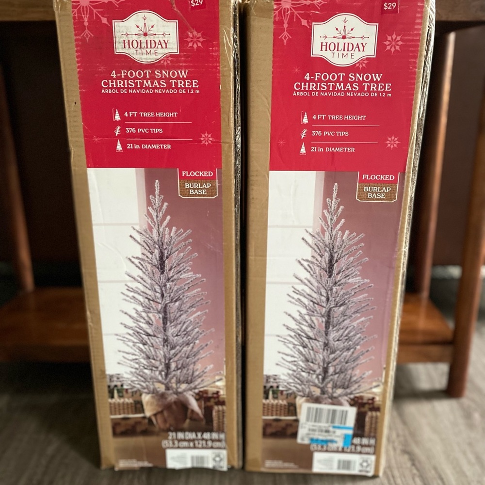 4ft Burlap Base Christmas Tree